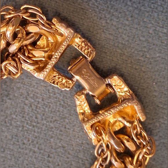 Multi Chain Bracelet, by Goldette - Picture 2 of 4